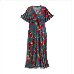 Gilli long plus size floral maxi dress XXL, NWOT